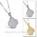 Hot sale cheap jewelry cheap diamond white gold plated necklace